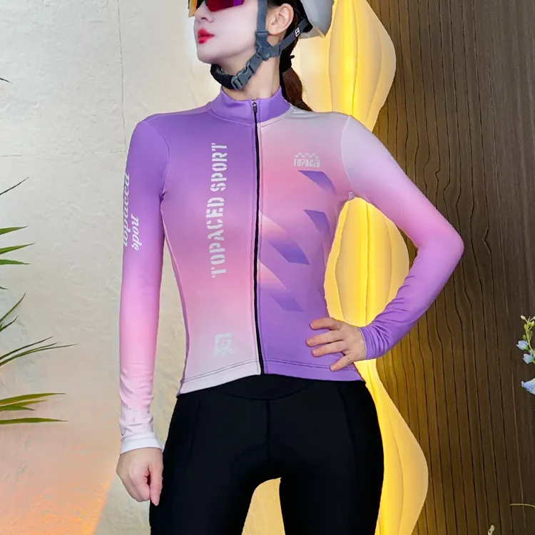 【雅典娜】秋冬季加绒加厚保暖速干骑行服公路自行车公路车骑行上衣