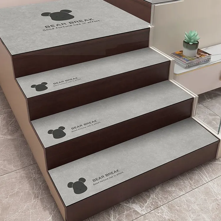 家用台阶脚垫室内楼梯小房间装饰布置小物件吸水硅藻泥地垫踏步垫