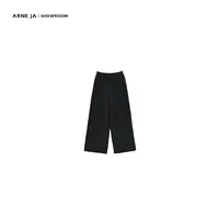 ARNE JA｜“柔软雕塑”100%粗剪羊毛磨毛混色软糯直筒裤W7278653
