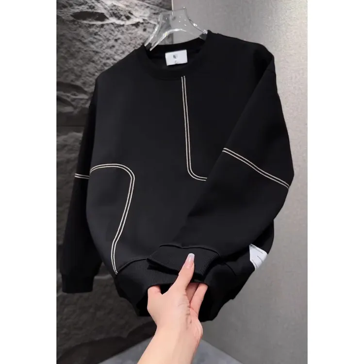 男士卫衣男款秋冬款季新款商务大码打底衫休闲长袖潮流休闲青年装