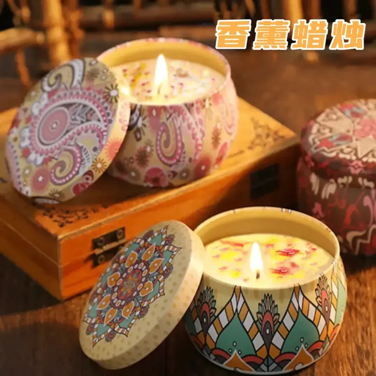 熏香香薰蜡烛伴手礼礼物持久无烟无烟香薰蜡烛蜡烛卧室持久留香