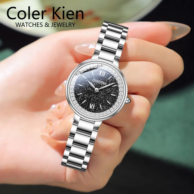 ColerKien【璀璨满天星】奢侈时尚镶钻气质手表女士款韶光简奢系