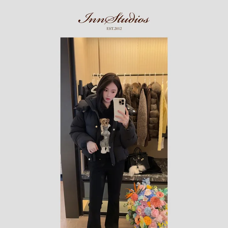 Innstudios「云朵鹅绒-短」超保暖轻盈短款保暖鹅绒服