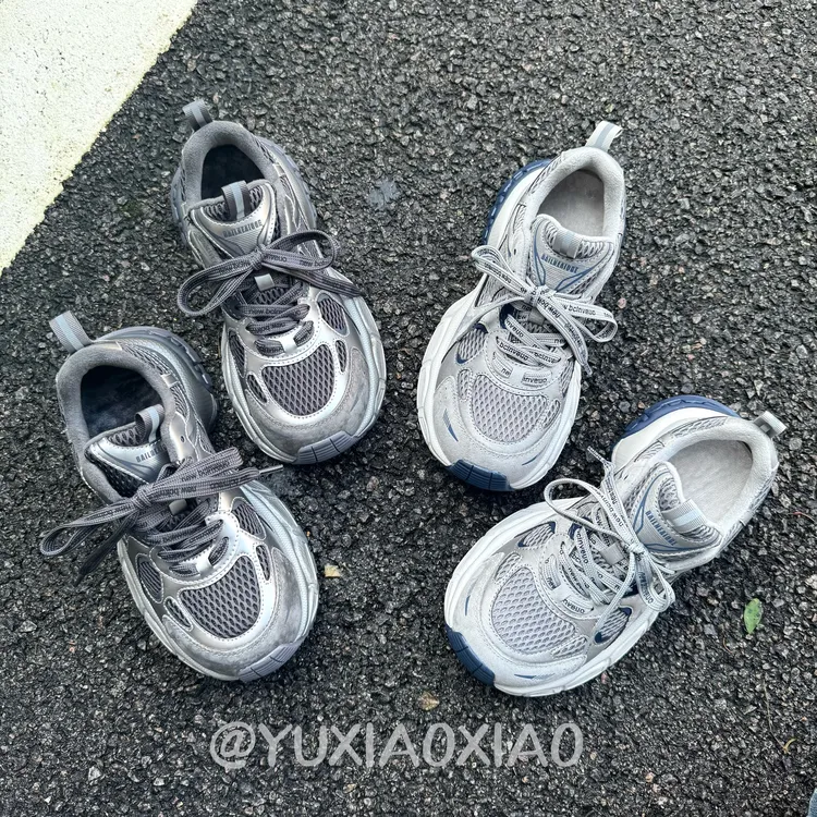 【鱼小小】绒里白鹿综艺同款 超火网面老爹鞋厚底加绒休闲运动鞋6cm