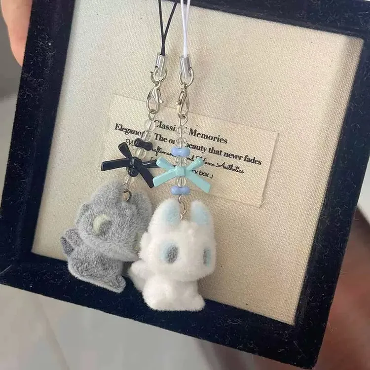 可爱无牙仔和光煞情侣闺蜜钥匙链学生包挂件礼物训龙高手梦幻联动