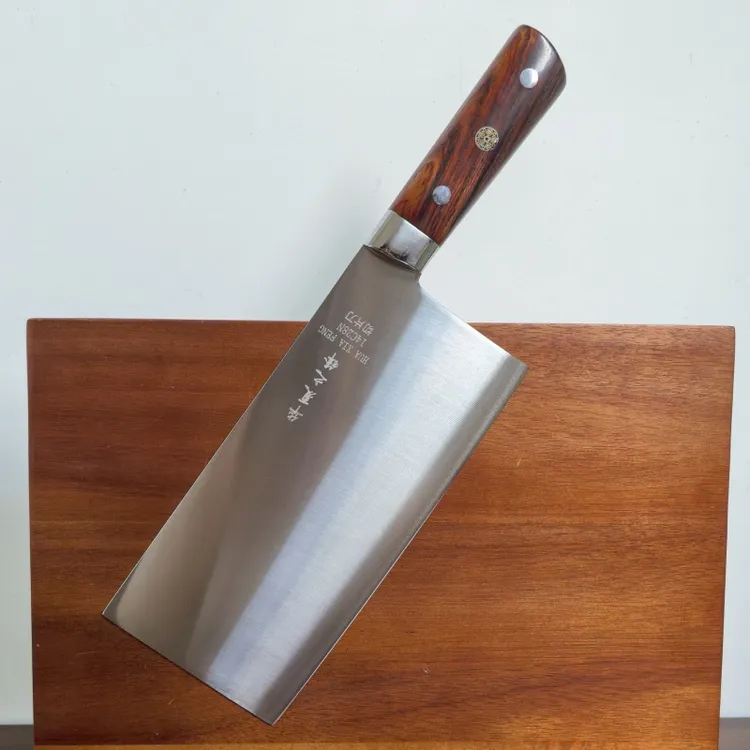 华夏之锋进口山特维克14C28N大号切片切肉厨房正宗家用菜刀