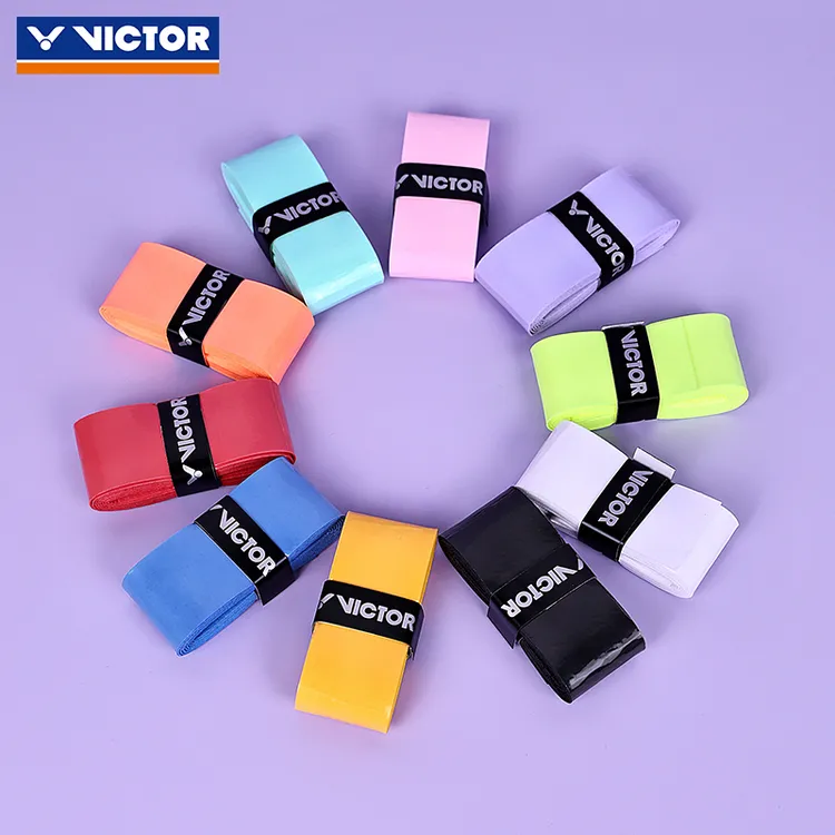 victor胜利羽毛球拍防滑耐磨吸汗握把胶GR1手胶十条装多色特惠