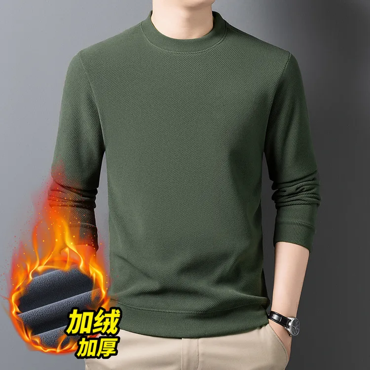 【羊羔绒加绒加厚温暖】冬季新款圆领加绒卫衣羊羔绒不褪色冬季保暖