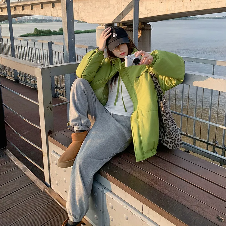 袖子可拆卸男女同款棉服女冬季时尚加厚棉袄情侣装马甲保暖外套潮