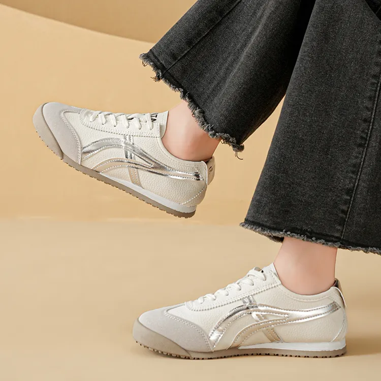 硫化系带休闲板鞋舒适防滑德训鞋女鞋潮流鞋子复古百搭韩版