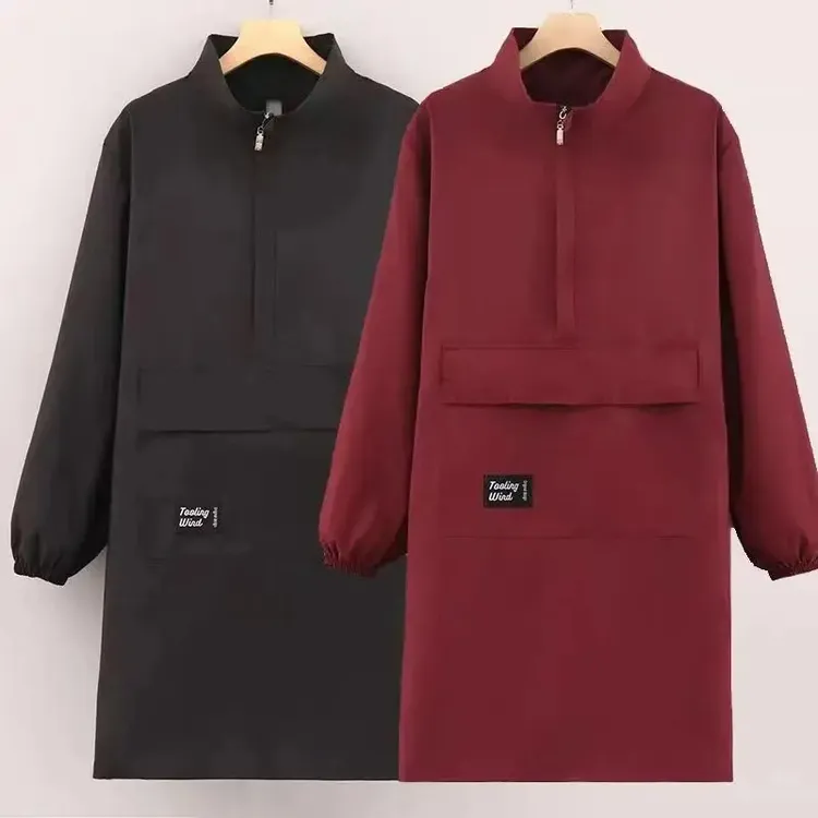 【惊爆价】2026时尚罩衣套袖防水长袖围裙家用厨房餐厅防油污防尘服商品图