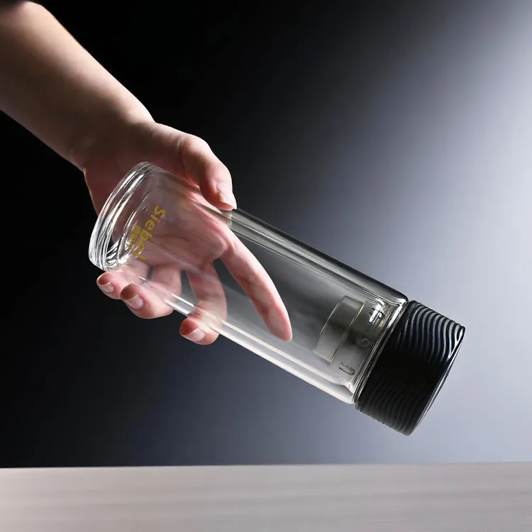 Siebel（西贝儿）高端高硼硅玻璃双层杯简约轻家庭日用必备品百货