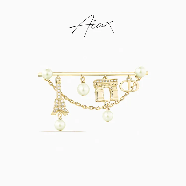 AIAX 流光风  优雅气质轻奢精致时尚ins简约百搭胸针TSF8140