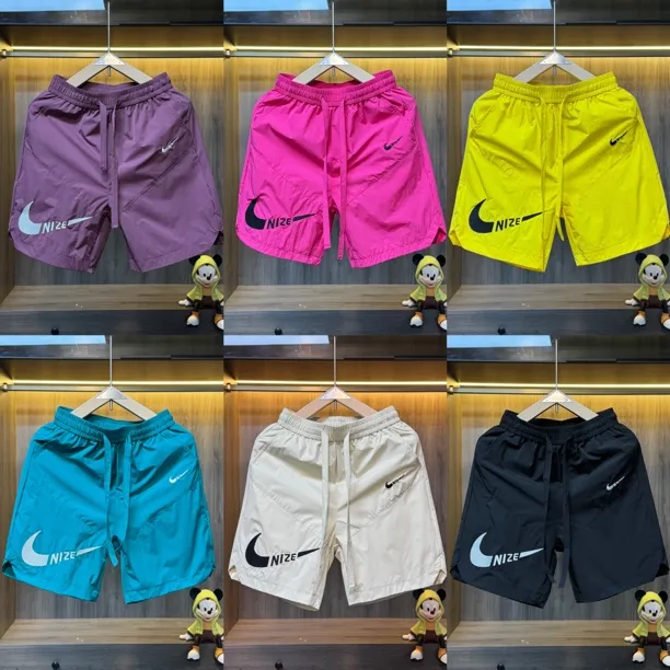 夏季新款速干刺绣百搭休闲透气五分短裤003