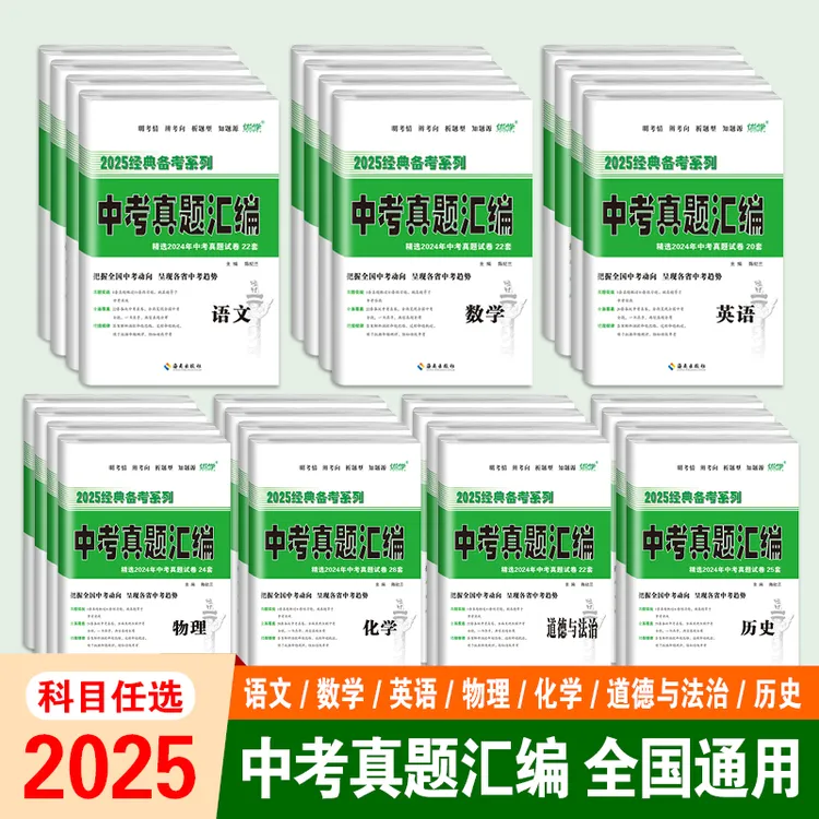 2025备考中考真题汇编精选2024年真题初三九年级初升高复习【通用】