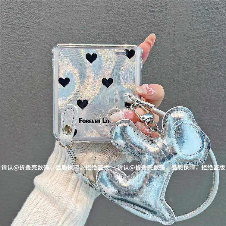 荣耀MagicVFlip系列)折叠羽纱适用荣耀MagicVFlip/Flip2手机壳潮