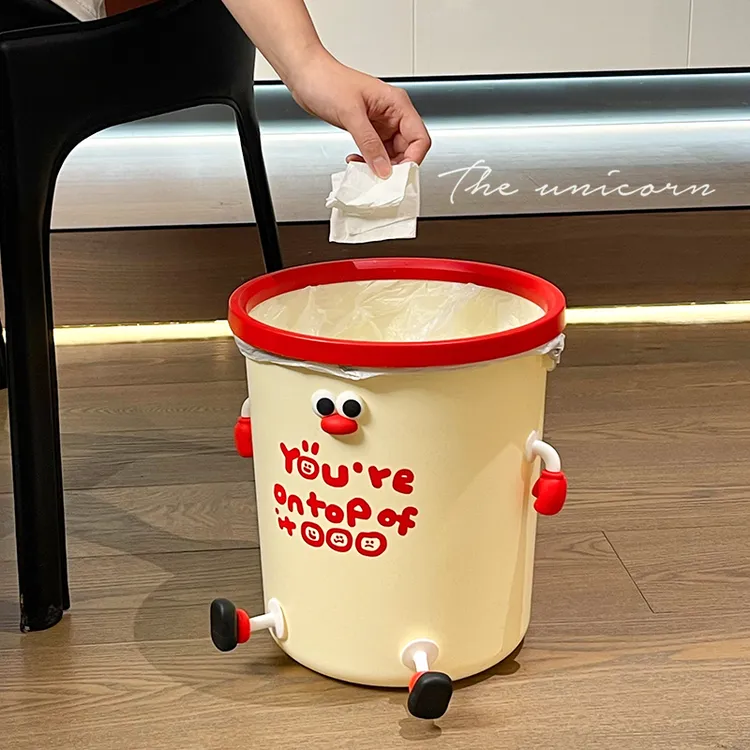 高颜值垃圾桶压盖2025新款大容量家用卧室厨房客厅卫生间宿舍纸桶