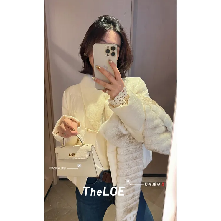 TheLOE/【中式富婆】水貂人丝三星可溯源鹅绒服#12.22Y-G6777