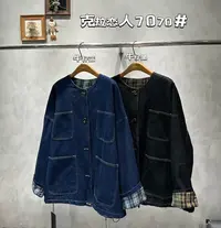 米多多 KLLR#7070#日系复古牛仔外套