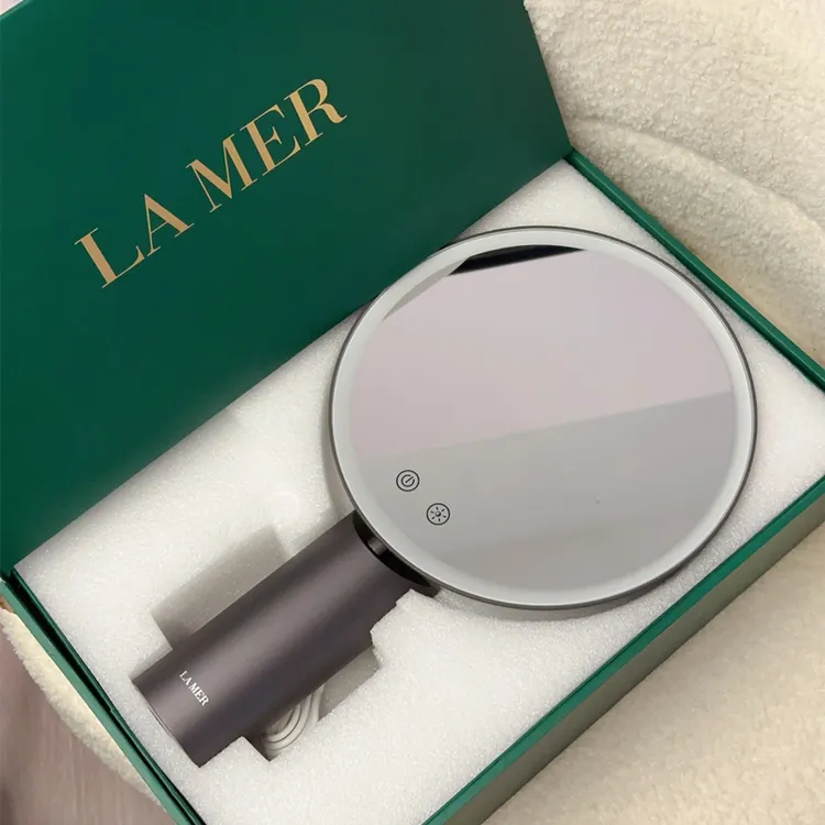 LAMER化妆镜led带灯补妆桌面镜网红高清智能梳妆镜结婚礼物伴手礼
