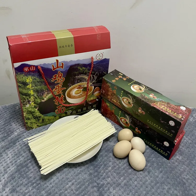 山鸡蛋挂面礼盒装