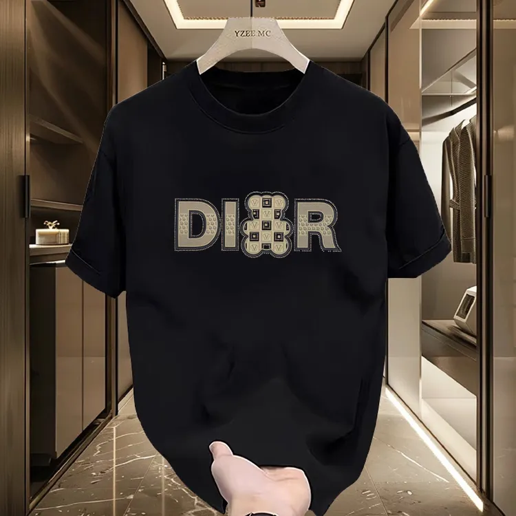 夏季纯棉100%短袖T恤潮牌男士大码宽松休闲百搭上衣情侣半袖圆领