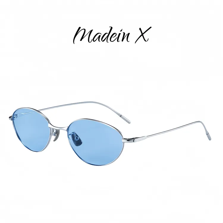 Madein X钛框男女复古时尚老钱风超轻尼龙偏光猫眼太阳镜防紫外线