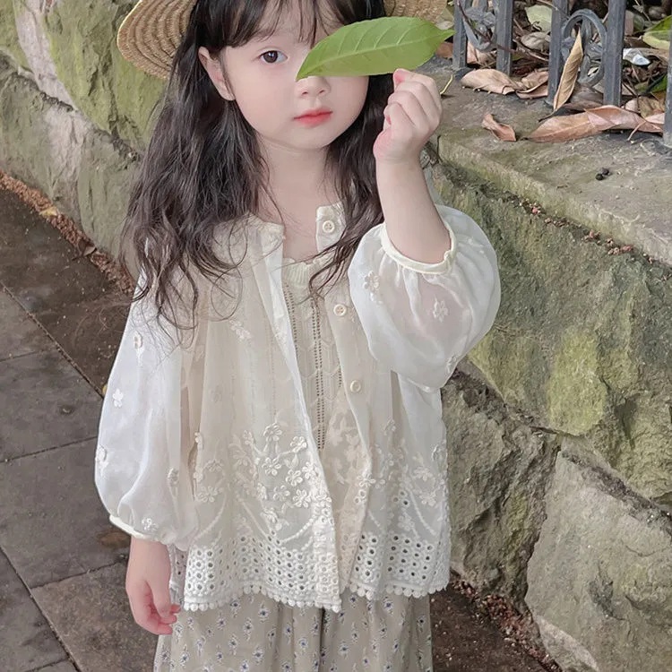 凉皮服套装专业级紫外线正规女童防晒衣夏季女孩宝宝服森系儿童衫