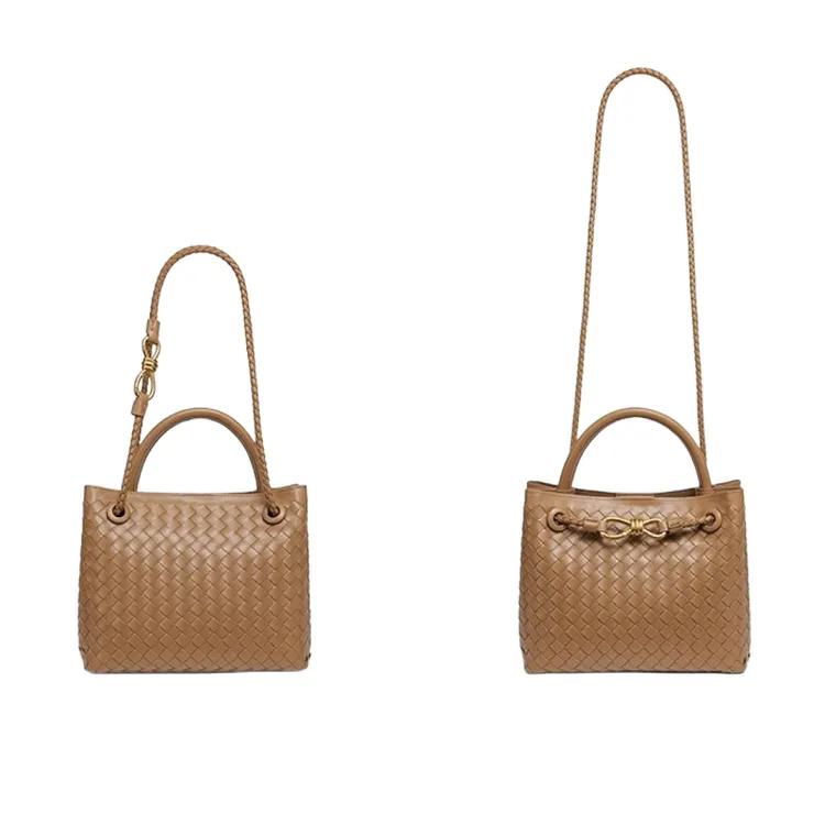 轻奢女包 2025秋冬新款 25寸通勤编织包直播同价