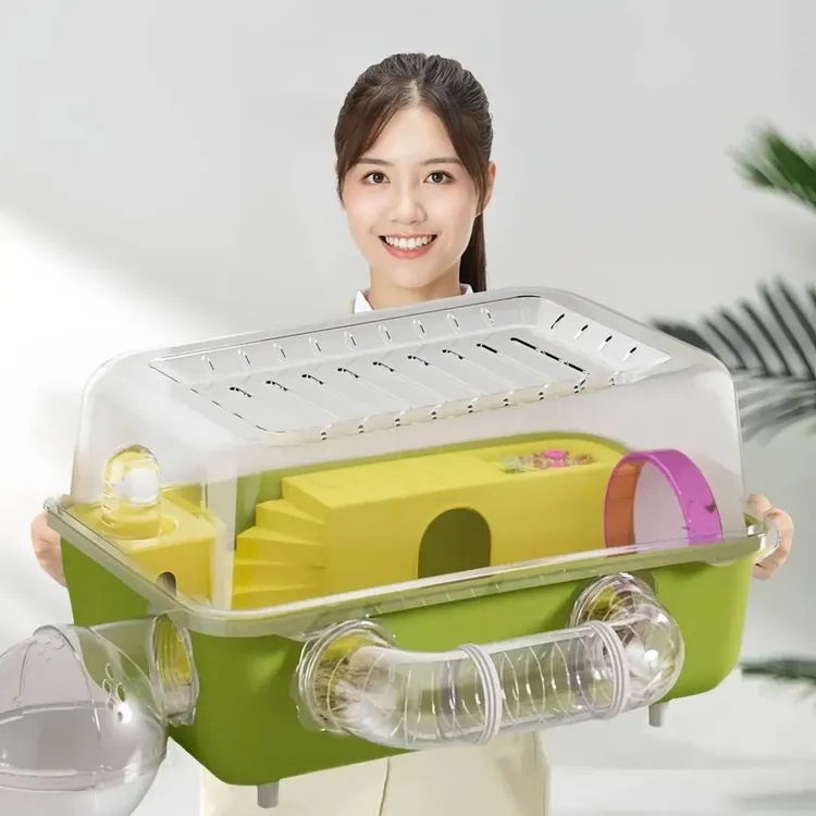 仓鼠笼金丝熊专用笼子超大别墅便宜的亚克力饲养箱透气豪华仓鼠笼