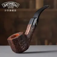 沙芬总裁限量签字系列喷砂面手工石楠木烟斗高档礼盒装