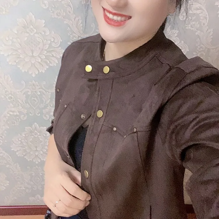霞霞家潮流翻毛皮外套