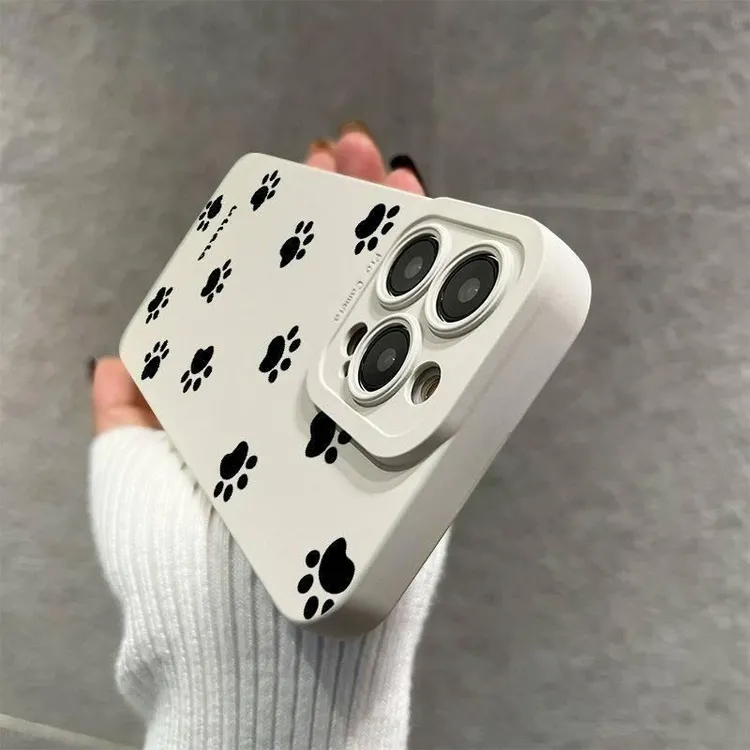 瞳影猫爪满屏适用苹果17手机壳iphone16e华为oppo小米vivo防摔543