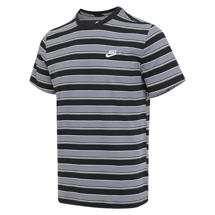 【耐克专属】NIKE男子ASM NSW TEE CLUB STRIPE SP25 T恤HJ0551-010