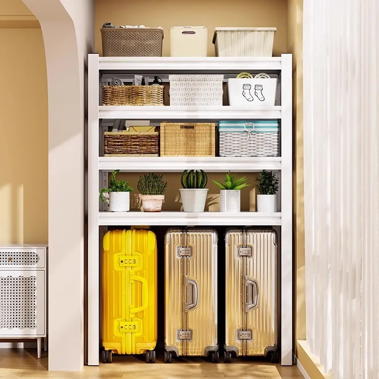 仓储货架置物架多层落地仓库阳台储物架杂物间地下室钢制收纳铁架