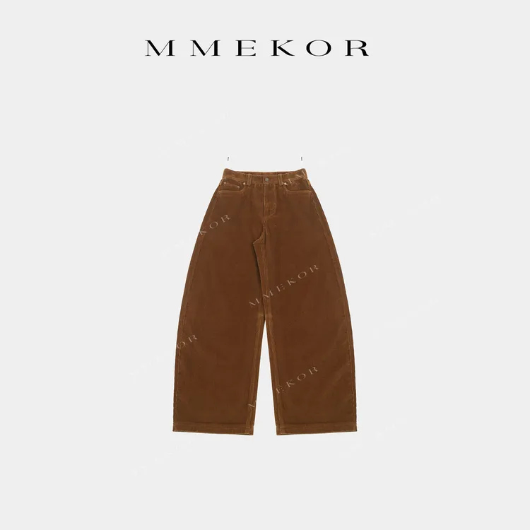 MMEKOR “太妃裤”2025新款秋款静奢老钱风休闲裤 50130