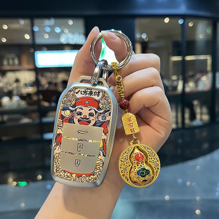 丰田钥匙套凯美瑞汉兰达雷凌荣放威兰达亚洲龙普拉多皇冠高档壳扣