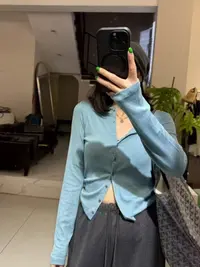 早秋新款裸穿不扎身软糯开衫KS-023（价格已开）