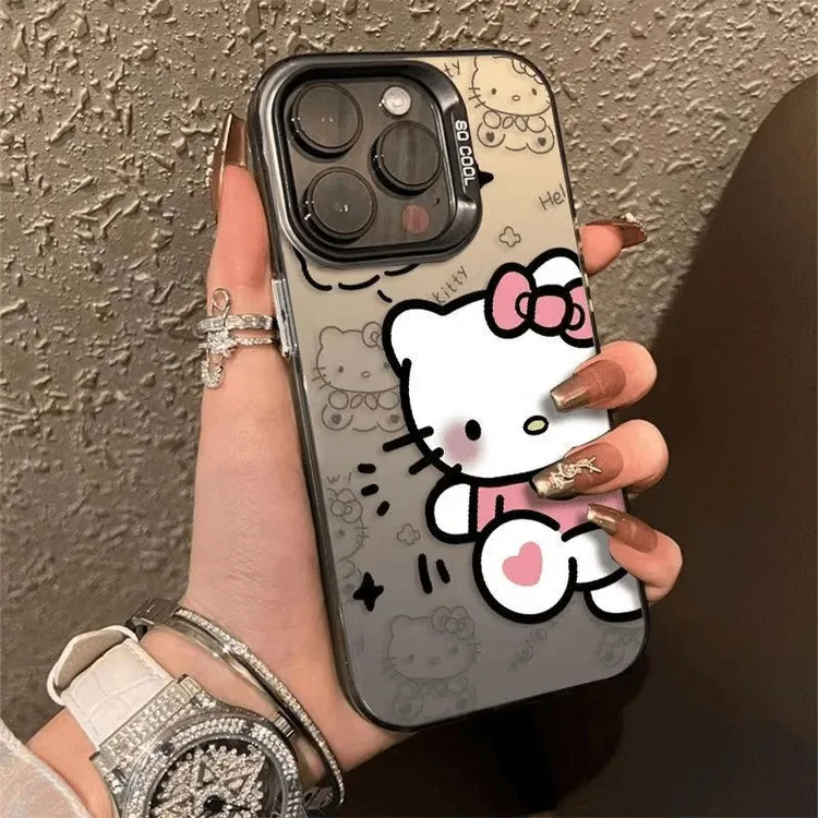 害羞凯蒂适用16PROMAX苹果手机壳iPhone1514/13/12/11通用款可爱
