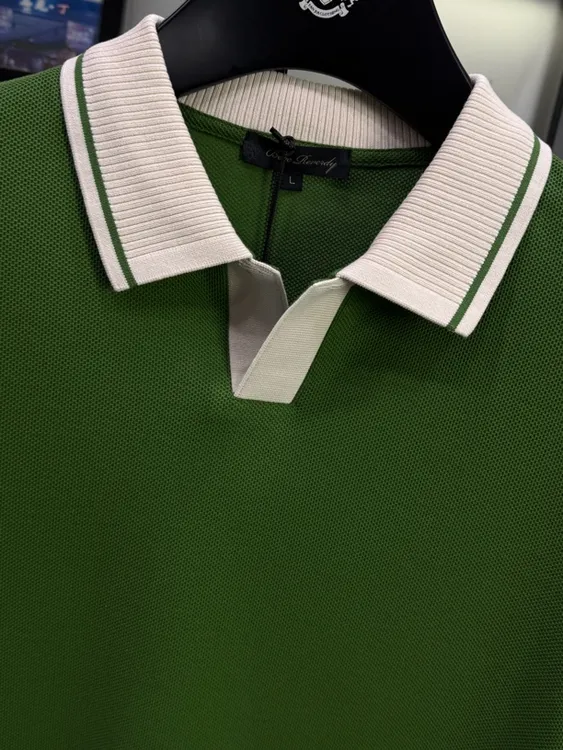 【范家】DC323爵派尔拼色朱棣棉T恤