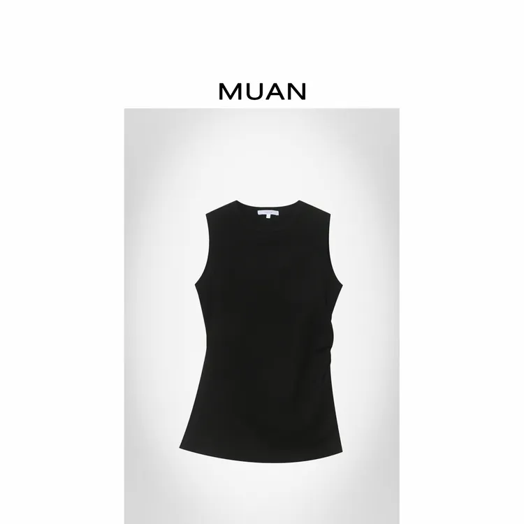 木岸MUAN：《意大利背心》“意大利系列”定制280克简约背心女DG3-8941