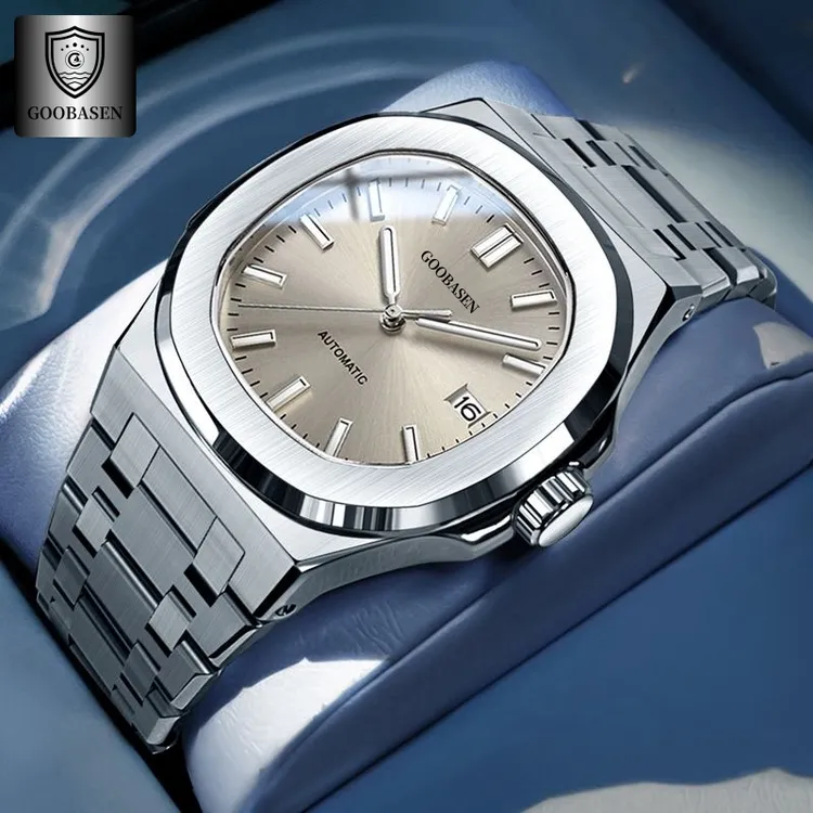 GOOBASEN/古柏森高级感男士手表全自动夜光防水机械腕表新款正品