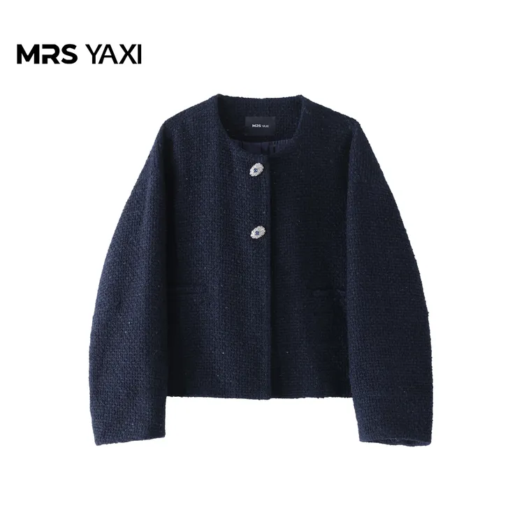 Mrsyaxi法式重工小香风短款外套YX5092501