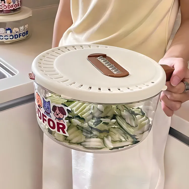 原田治多功能果蔬沥水篮折叠手柄洗菜篮厨房黄瓜胡萝卜蔬菜刨丝器