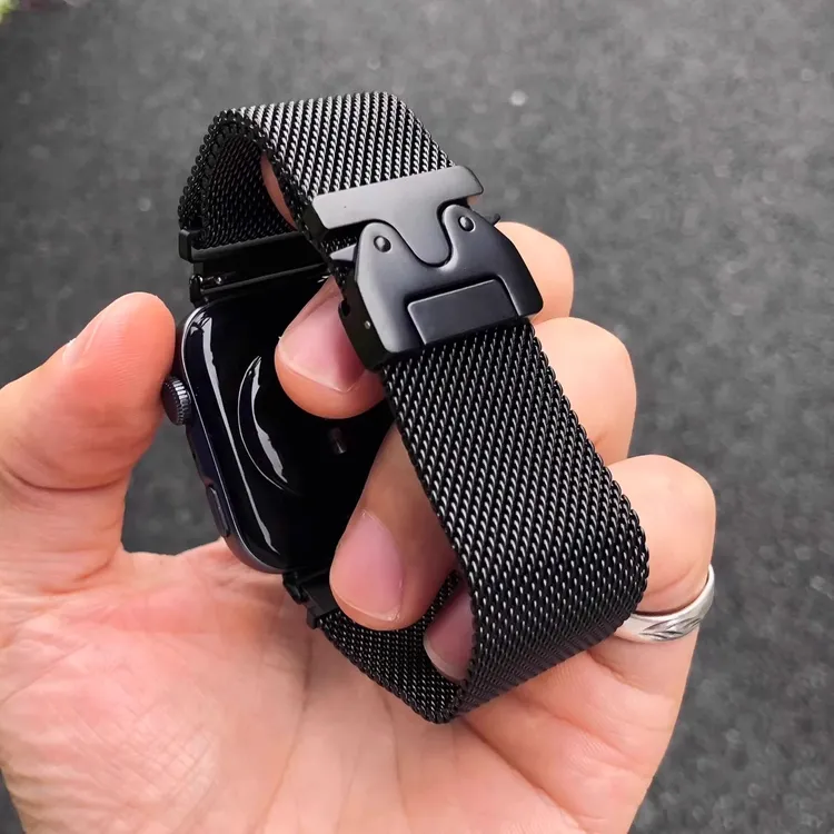卡容机器人扣适用华为watchFit4表带fit3金属fit4pro米兰不锈钢