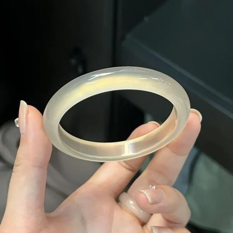 非金属手镯 中国风气质大美女香槟金猫石手镯轻奢高级氛围感