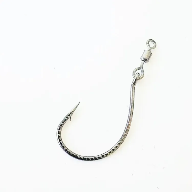 8003路亚钓钩改装加强版鳜鱼鲈鱼翘嘴软虫软饵泥鳅钩灵活旋转