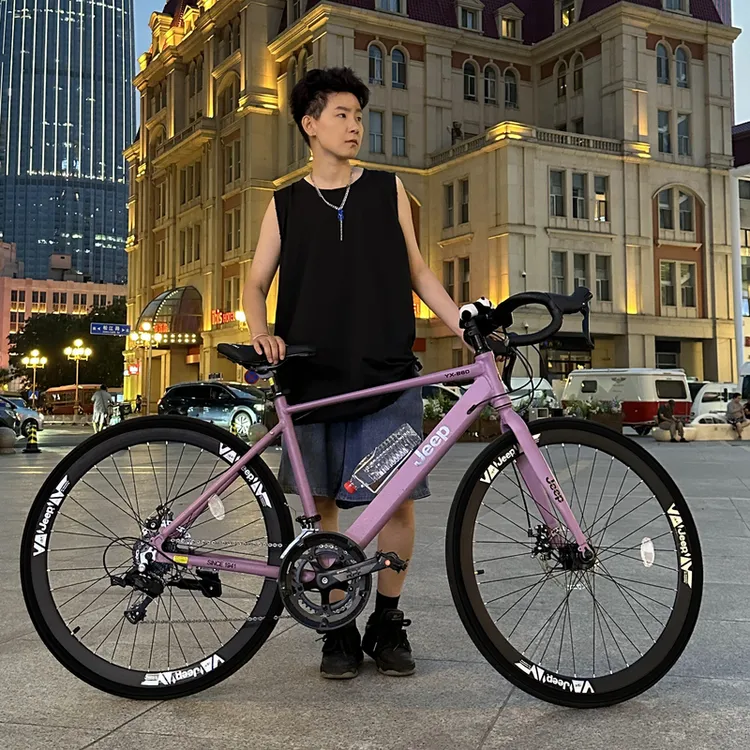 JEEP/吉普「YX860」公路车自行车铝合金轻量高颜值上下班通勤锻炼