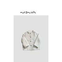 HZ-加厚米色羊毛➕羽绒小香外套