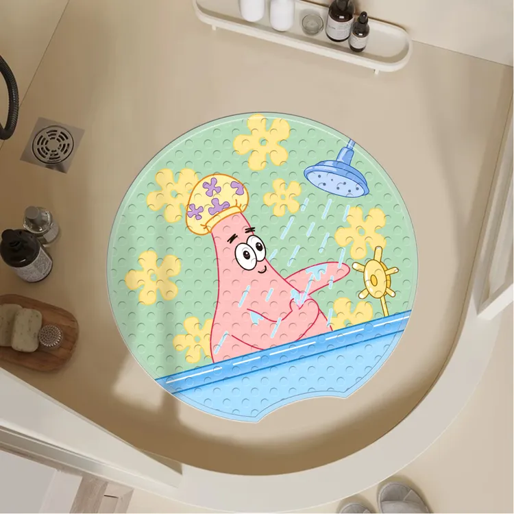 浴室防滑垫儿童卫生间地垫洗澡专用防摔吸盘脚垫厕所淋浴防水垫子